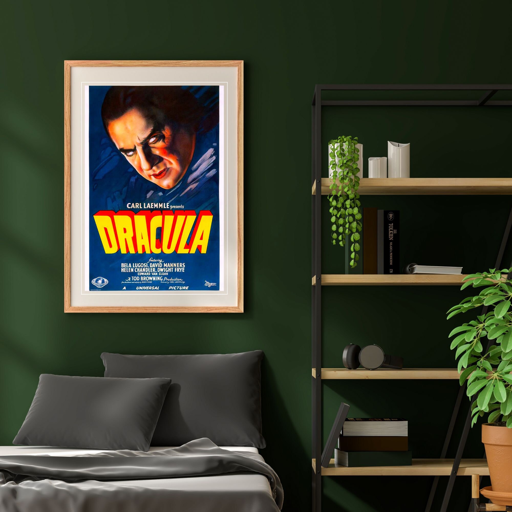 Count Dracula Vintage Horror Movie Poster | Classic Horror Movie ...