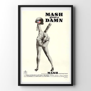 Mash Vintage Tv Poster Art | Mash Tv Show, Tv Show Poster, Minimalistyczny plakat, Plakat z połowy wieku, Plakat vintage, Sztuka ścienna vintage, Plakat