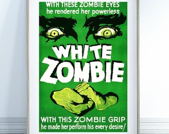 ゾンビ 1979 ホラー映画ポスター復刻版 約18x12インチ - Etsy 日本