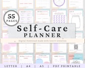 Self Care Planner, Habit Tracker, Self Love Journal (PDF)
