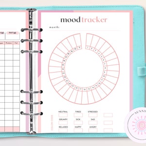 Medical Planner, medical binder, blood pressure log, medicine tracker, medical binder printable, mental health tracker, medical tracker image 6