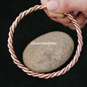 Copper Energy Spiral Hand Rings – Adjustable Reiki Palm Rings For Meditation, Energy Healing & Crystal Work