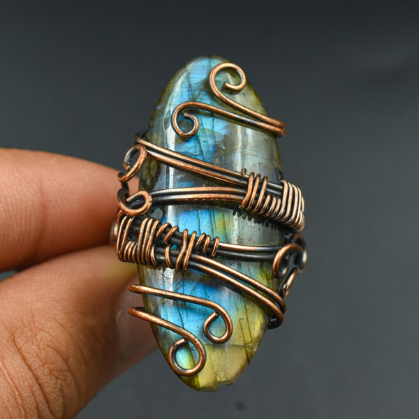 Copper Wire Ring - Etsy