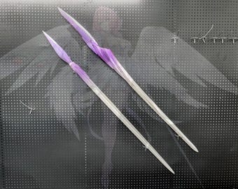 Remielle Dan Cosplay Prop, Remielle Lichtgevende Zwaarden, ZZZ Dan Zwaarden, Zenless Zone Zero Cosplay, Remielle Cos, 3D-printen