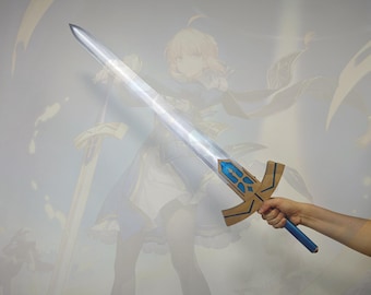 Saber LED-verlichtingszwaard, geïnspireerd door Honkai Star Rail, sabel-cosplay-prop, sabelzwaard Cosprop, lengte 105 cm/41 in