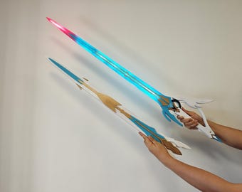 Aemeath LED-verlichtingszwaard, geïnspireerd op wrede golven, wrede golven-cosplay, Aemeath Cos Sword, Aemeath-cosplay