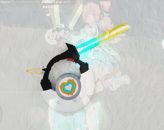 Arma LED iluminada de Aria, accesorio para cosplay de Aria, inspirada en Zenless Zone Zero, regalo de Aria