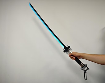 Arma Hoshimi Miyabi, Katana con iluminación LED Hoshimi Miyabi, Accesorio de cosplay Hoshimi Miyabi, Cosplay Zenless Zone Zero, Hoshimi Cos, Impresión 3D