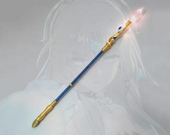 Pearl LED-verlichte staf, geïnspireerd op Honkai Star Rail, Pearl cosplay-accessoire, Pearl toverstaf cosplay-accessoire, Pearl cadeau