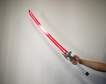 Kafka LED Light-up Katana, Inspirado en Honkai Star Rail, Kafka Cosplay prop, Kafka cuchillo Cosprop, Honkai Star Rail Cosplay