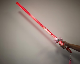 Espada Evanescia con luz LED, inspirada en Honkai Star Rail, accesorio de cosplay de Evanescia, accesorio de cosplay de la espada Evanescia