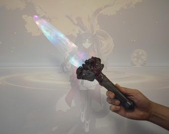 Tohsaka Rin Light-up Dagger, Inspirado en Honkai Star Rail, Tohsaka Rin Cosplay prop, Rin Cosprop, Impresión 3D