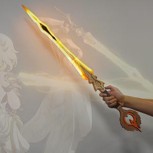 Aglaea LED Light-up Sword, Inspired by Honkai Star Rail, Aglaea Cosplay prop, Aglaea Sword Cosprop, Length 101cm/39in