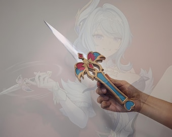 Dague LED d'Odette, inspirée de Genshin Impact, cosplay Genshin Impact, accessoire de cosplay d'Odette, cosplay spécial Odette