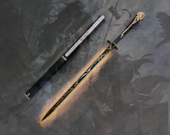 QIUYUAN LED Light-up Sword, Flowing Light, Inspired by Wuthering Waves, Wuthering Waves Cosplay, QIUYUAN Cos Sword