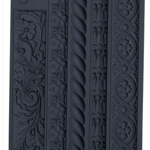 Iron Orchid Designs Trimmings 2  Decor Mould, Silicone Mould, Resin/Clay Mould FREE DELIVERY