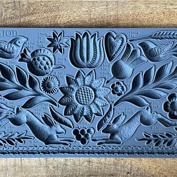 Iron Orchid Designs Primitive Decor Mould, Silicone Mould, Resin/Clay Mould FREE DELIVERY