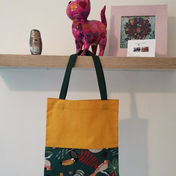 Tote bag enfant / Sac de maternelle / Sac à doudou