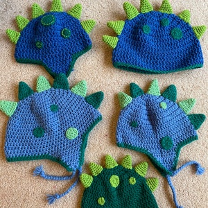 Dinosaur beanies