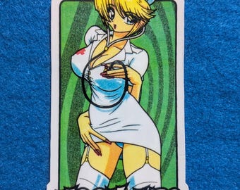 HOOK-UPS Skateboards Nurse Sticker