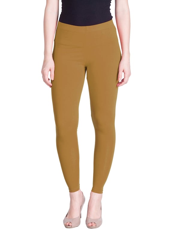 Women Ankle Length Leggings Colors Gold Free Size Free Shipping 