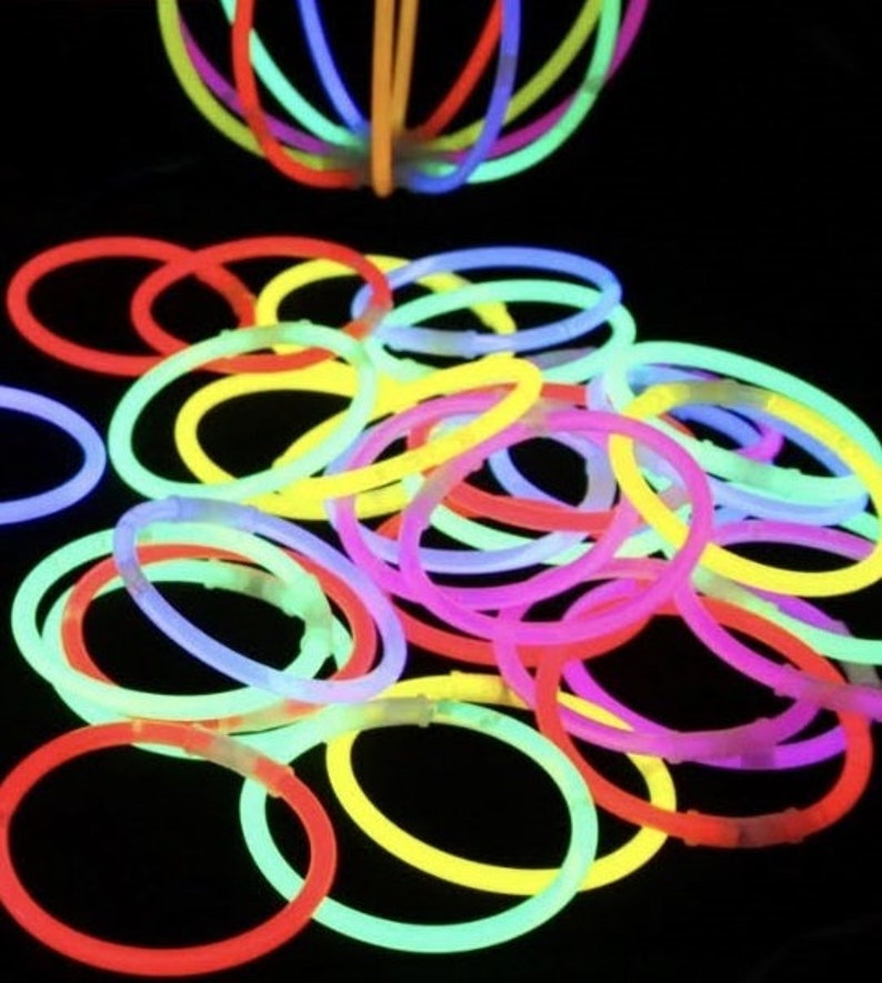 PROMO 50 sticks neon sticks: set sticks neon sticks luminous glow for birthday party baptism wedding party children's activities image 1