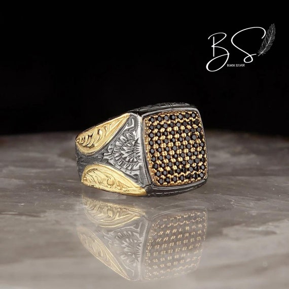 Gold Rings for Men Rings for Men Men s Fashion Ring Mens Silver