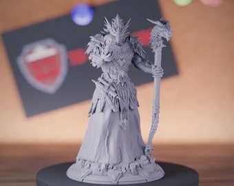 Dragonborn Miniature Sorcerer Mage Mini for Dungeons and Dragons Mini RPG Tabletop Miniature DnD Painting Pathfinder 5e DnD | DmS