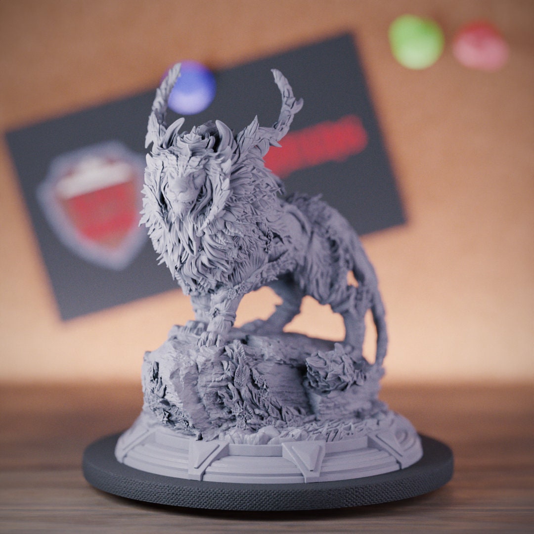 Fey Spirit Miniature Forest Defender Dungeons and Dragons Mini RPG ...