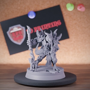 Kobold Warlock Miniature Sorcerer Dungeons and Dragons Mini RPG Tabletop Miniature DnD Painting Pathfinder 5e DnD | CnP