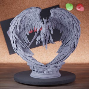 Giant Solar Angel Miniature Celestial Warrior Mini Dungeons and Dragons RPG Tabletop Miniature DnD Painting Pathfinder 5e DnD | DmS