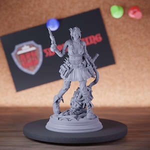 ヴァイアル アルケミスト・ミニ The Alchemist mini Elven Alchemist | DnD Miniature | Dungeon Forge