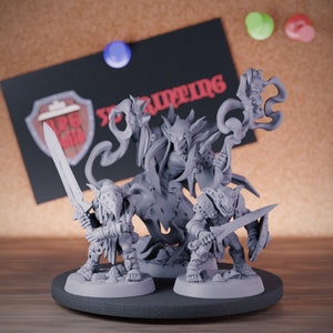 Goblin Set Miniature Goblin Pack Mini Dungeons and Dragons Mini RPG Tabletop Miniature DnD Painting Pathfinder 5e DnD