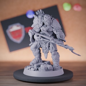 Bugbear Jäger Bogenschütze Miniature Dungeons and Dragons Mini RPG Tabletop Miniature DnD Painting Pathfinder 5e DnD | PF