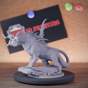 Black Dragonspawn Miniature Monster Mini Dungeons and Dragons Mini RPG Tabletop Miniature DnD Painting Pathfinder 5e DnD | LoP