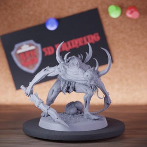 Demon Servant Miniature Horror Monster Mini Dungeons and Dragons RPG Tabletop Miniature DnD Painting Pathfinder 5e DnD | LoP