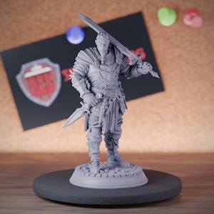 Goliath Fighter Miniature Barbarian Dungeons and Dragons Mini RPG Tabletop Miniature DnD Painting Pathfinder 5e DnD | DmS