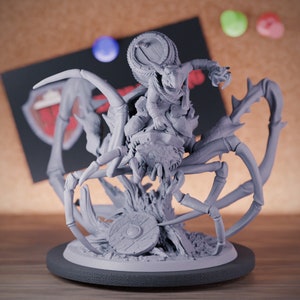Ice Spider Goblin Rider Miniature Monster Mini Dungeons and Dragons Mini RPG Tabletop Miniature DnD Painting Pathfinder 5e DnD | LoP