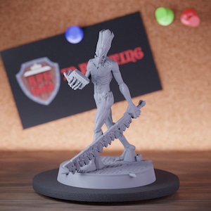 Aberratie Monster miniatuur priester hakmes Mini Dungeons and Dragons Mini RPG tafelblad miniatuur DnD schilderij Pathfinder 5e DnD | Cnp