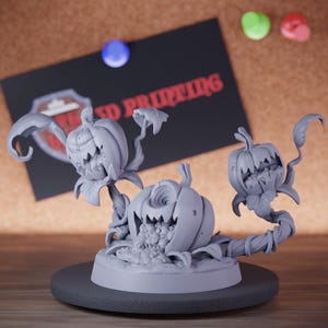 Pumpkin Feast Miniature Monster Mini Dungeons and Dragons RPG Tabletop Miniature DnD Painting Pathfinder 5e DnD | CnP
