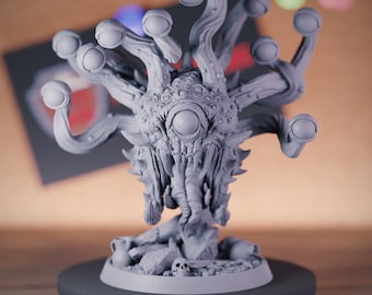 Beholder Scary Miniature Dungeons and Dragons Mini RPG Tabletop Miniature DnD Painting Pathfinder 5e DnD | DB