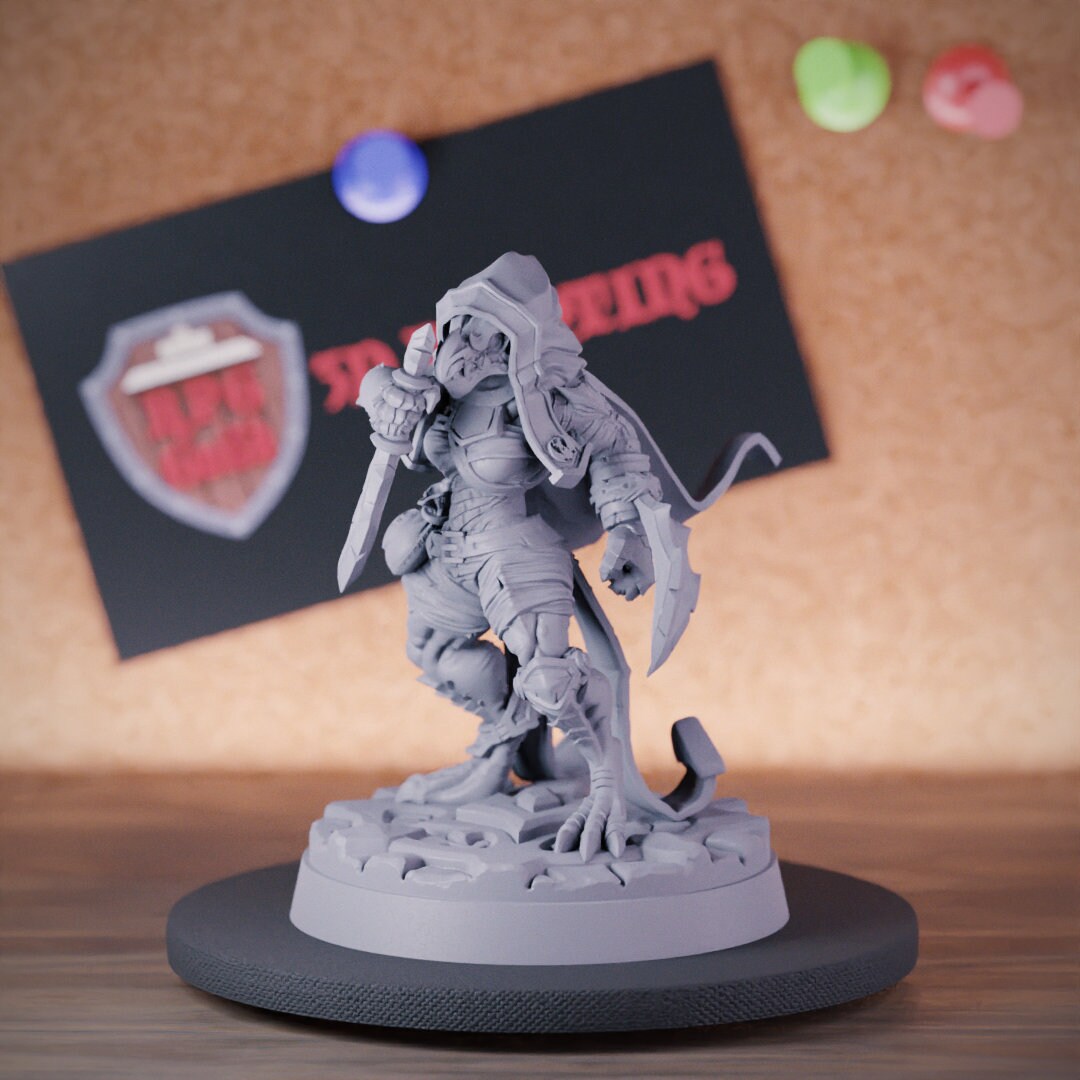 Cnp Rogue Dragonborn Female Infliltrator Miniature Rogue Dungeons and Dragons ...