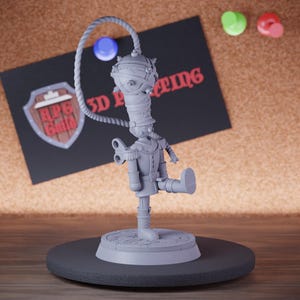 Nutcracker Bomb Miniature Christmas Gift Mini Dungeons and Dragons Mini RPG Tabletop Miniature DnD Painting Pathfinder 5e DnD | Cnp