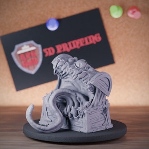 Mimic Miniature Treasure Chest Mimic Mini Dungeons and Dragons Mini RPG Tabletop Miniature DnD Painting Pathfinder 5e DnD | AG