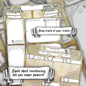 Dnd 5e Character Sheet Paladin Printable and Fillable PDF D&amp;D 5e ...