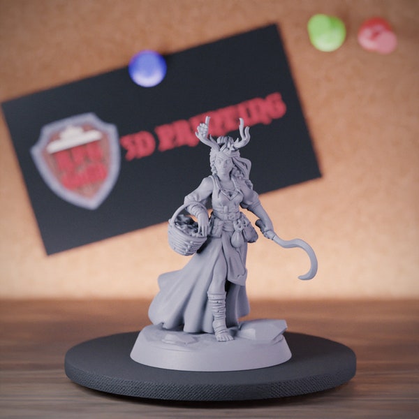 Druid Miniature Dungeons and Dragons Mini RPG Tabletop Miniature DnD Painting Pathfinder 5e DnD | GM