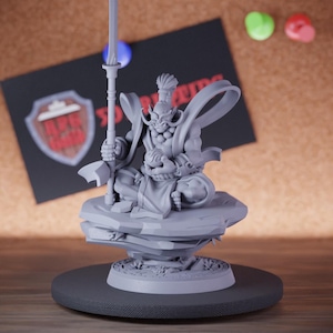 Grand Master Monk Miniature Fighter Mini Dungeons and Dragons RPG Tabletop Miniature DnD Painting Pathfinder 5e DnD | CnP