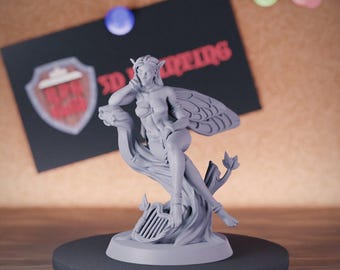 Elfenfee miniatuur vrouwelijke fee Dungeons and Dragons Mini RPG tafelblad miniatuur DnD schilderij Pathfinder 5e DnD | GM
