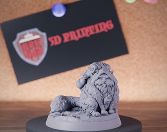 Mage Cat Companion Miniature Persian Cat Animal Dungeons and Dragons Mini RPG Tabletop Miniature DnD Painting Pathfinder 5e DnD | CnP
