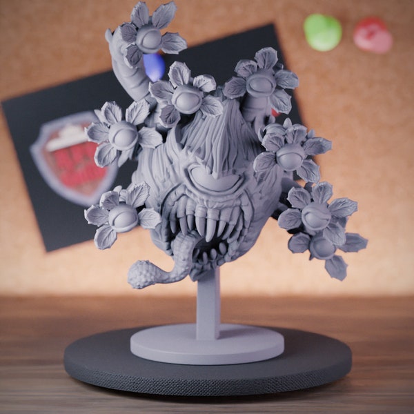 Beholder Miniature Forest Beholder Monster Dungeons and Dragons Mini RPG Tabletop Miniature DnD Painting Pathfinder 5e DnD | GM
